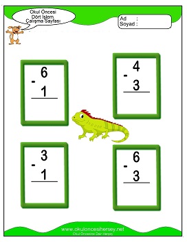 İşlemler yaprak test